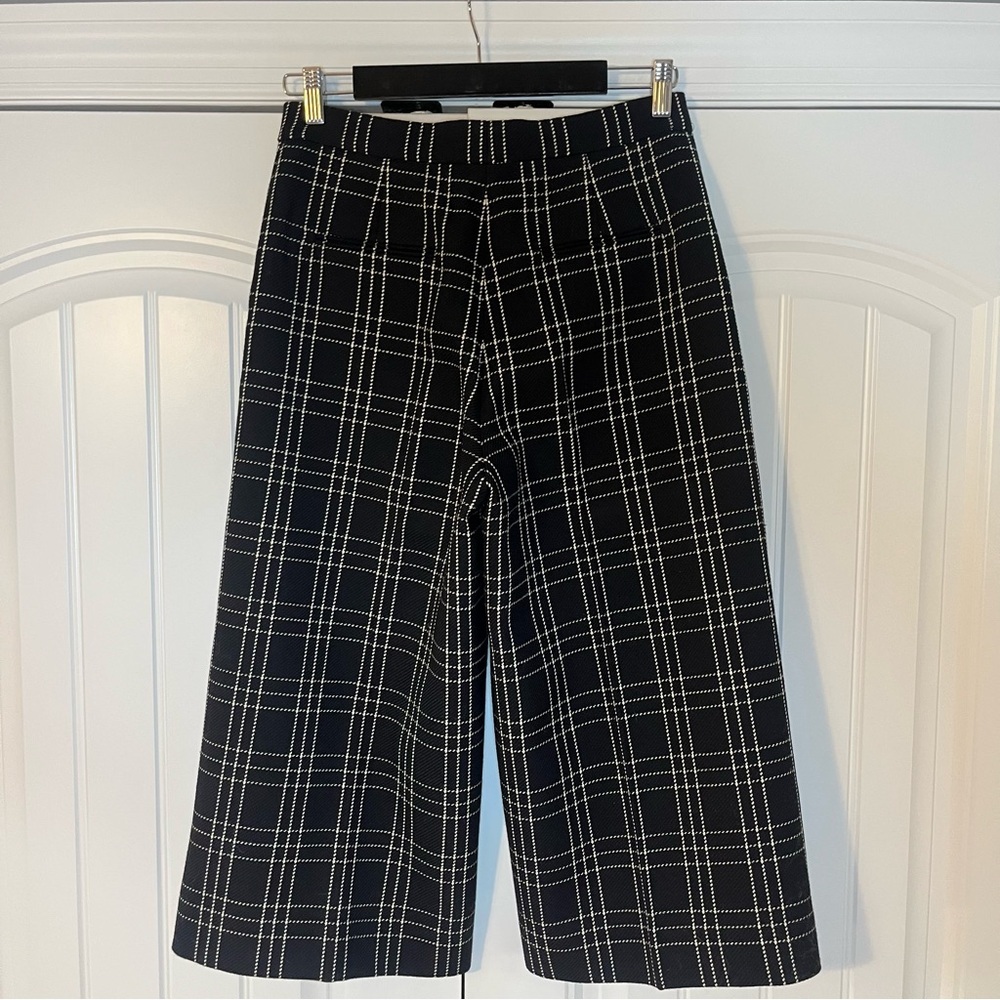 Christian Dior Plaid Wool Cropped Trouser Pant Size 8 Fall 2018 Ready to Wear - Picture 9 of 16